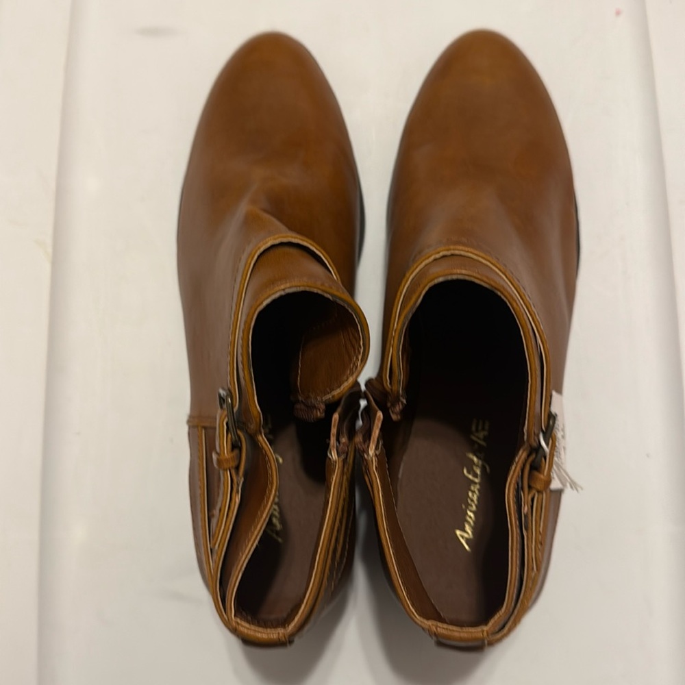 Brown booties